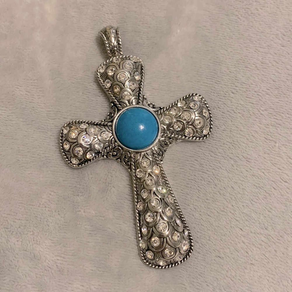 Cross necklace charm